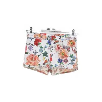 Jeansshorts (Vit, Flerfärgad) från Nathalie Lété x H&M Bomull, Elastan, Polyester