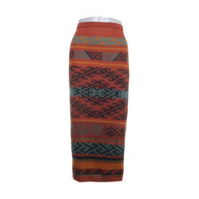 Skirt (Red, Multicolored) from Peruvian Connection