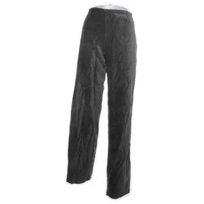 Palazzo pants (Green) from Massimo Dutti Cotton, Metallic fiber