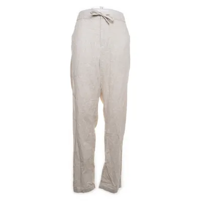 Bukser (Beige) fra H&M Man Linned, Bomuld, Polyester