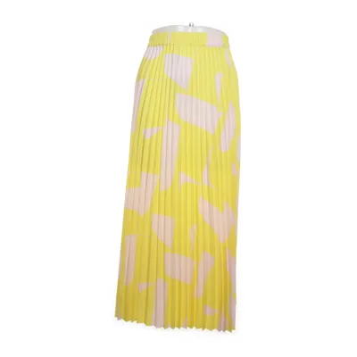 Maxi rok (Geel, Wit) van Selected Femme Gerecycled polyester