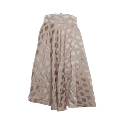 Skirt (Yellow, Beige) from Chicwish Polyester, Cotton