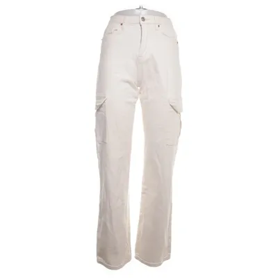 Cargo pants (White) from Marivy Paris Cotton, Elastane