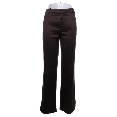 Pantalon (Marron) de Zara Viscose, Polyester