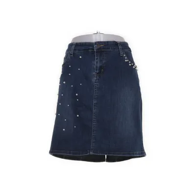 Jeanskjol (Blå) från Sibelle Bomull, Elastan, Polyester