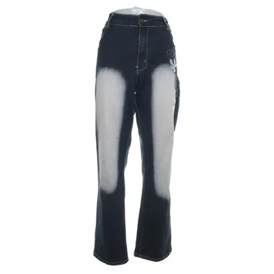 Jeans (Blue, White) from Crazy Age Cotton, Elastane, Polyester