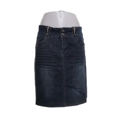 Jeanskjol (Blå, Flerfärgad) från Dromedar Bomull, Polyester, Elastan