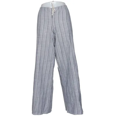 Pants (Gray, White) from Urban Outfitters Cotton, Polyester