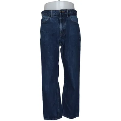 Spijkerbroek (Blauw) van Uniqlo U Katoen, Polyester