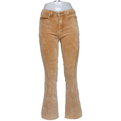 Corduroy pants (Beige) from Miss Edith Cotton, Elastane