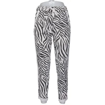 Mjukisbyxor (Vit, Svart) från OOTD Bomull, Elastan