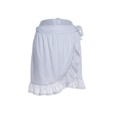 Wikkelrok (Wit) van VILA Elastaan, Polyester
