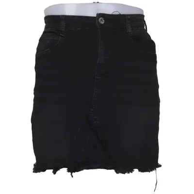 Jeanskjol (Svart) från Denim Stories Bomull, Elastan, Polyester