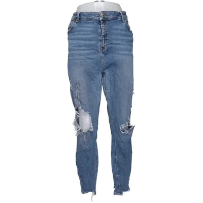 Jeans (Blå) fra River Island Plus Bomuld, Elastan, Polyester
