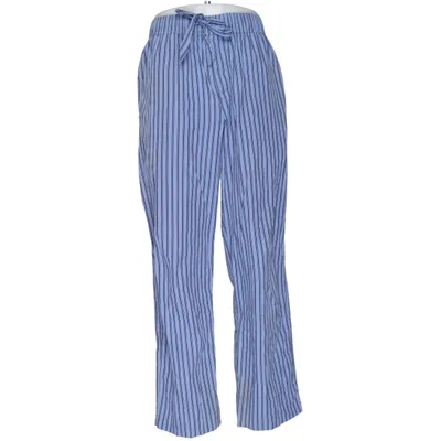 Pyjamasbyxor (Blå, Vit) från Tekla Ekologisk bomull