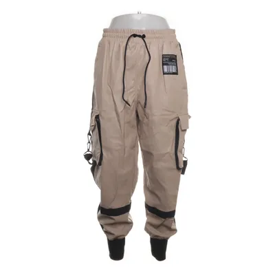 Pants (Beige, Black) from FB Sister Polyester, Polyurethane