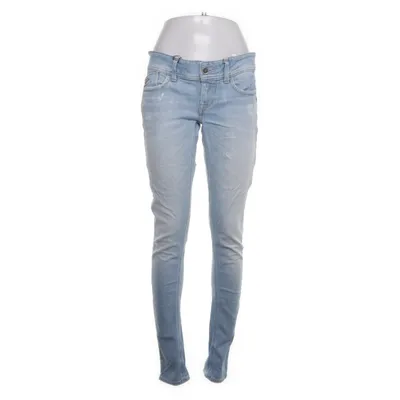 Jeans (Blå) från Raw Bomull, Elastan, Polyester, Skinn