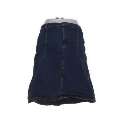 Jupe en jean (Bleu) de Sheego Coton, Élasthane