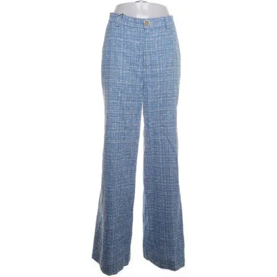Pants (Blue, White) from Rodebjer Organic cotton, Polyamide, Viscose