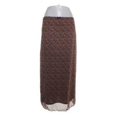 Maxi skirt (Brown) from Urban Outfitters Elastane, Polyester