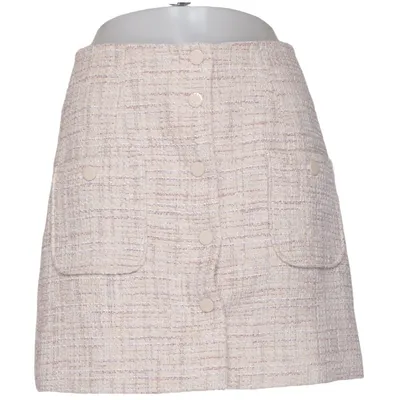 Jupe (Beige, Multicolore) de Sandro Acrylique, Coton, Fibre métallique, Polyamide, Polyester, Viscose