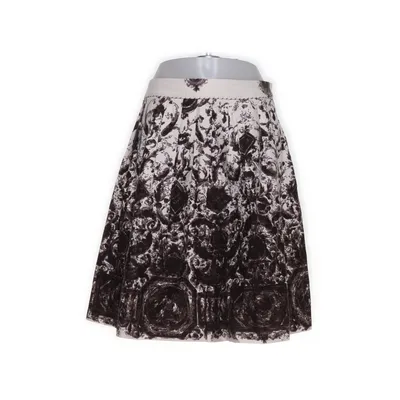 Nederdel (Hvid, Brun) fra By Malene Birger Acetat, Bomuld