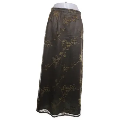 Maxi skirt (Brown) from Carlo Colucci Polyester, Acetate, Polyamide
