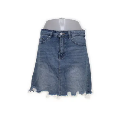 Jeanskjol (Blå) från My Tina's Bomull, Viskos