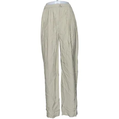 Pantalon patte d'éléphant (Beige) de Stradivarius