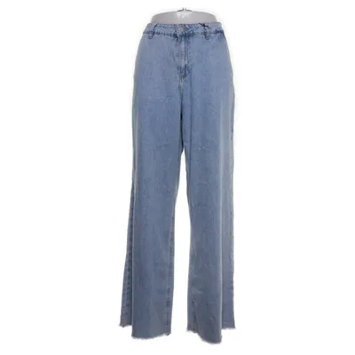 Jeans (LA-SBMIEK RAW EDGE WIDE LEG DENIM) från Shoeby Bomull, Polyester, Viskos