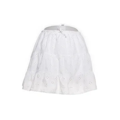 Rok (Wit) van Divided by H&M Katoen, Polyester