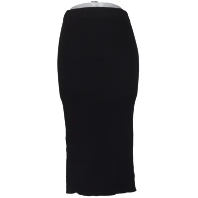 Jupe longue (Noir) de Zara Knit Polyamide, Viscose