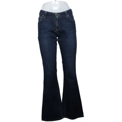 Jeans (Blå) från Lee Bomull, Elastan