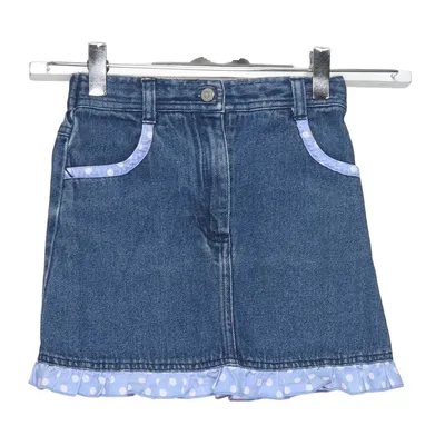 Spijkerrok (Blauw, Meerkleurig) van Adams Katoen, Polyester