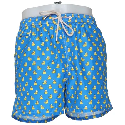 Badshorts (Blå, Gul, Flerfärgad) från MC2 Saint Barth Elastan, Polyamid, Återvunnen polyester