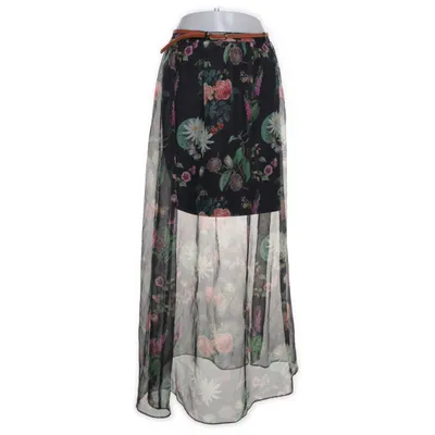 Jupe longue (Noir, Multicolore) de Yuni Élasthane, Polyester