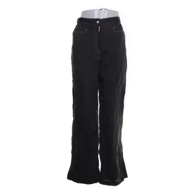 Pantalon patte d'éléphant (Gris) de Devernois Lin, Fibre métallique, Tencel