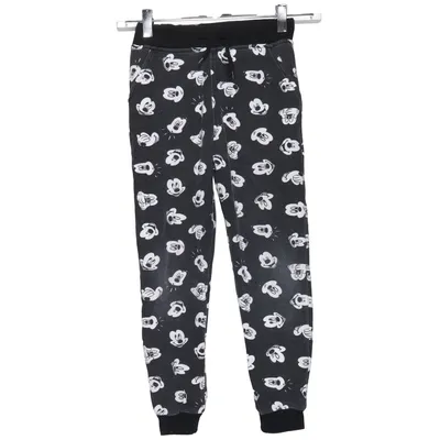 Pantalon de survêtement (Noir, Blanc) de Disney Mickey Mouse Coton, Polyester