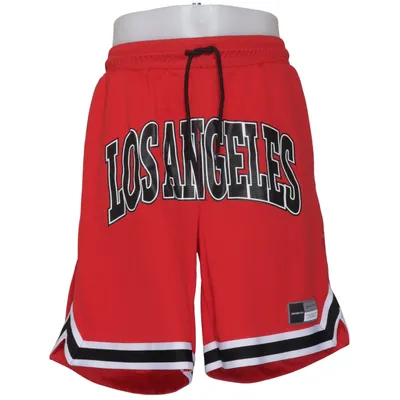 Short de basketball (Rouge, Noir, Blanc) de Chapter Polyester