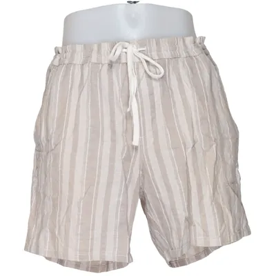 Pyjamashorts (Beige, Wit) van Only & Sons Linnen, Polyester