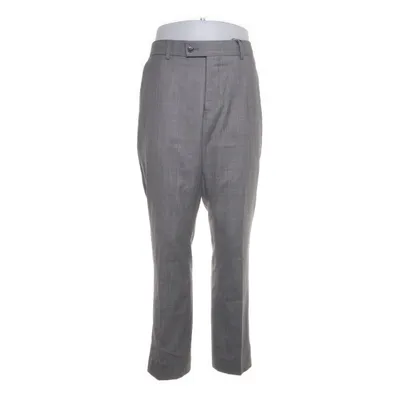 Kostuumbroek (Grijs) van Bläck Polyester, Wol