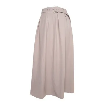 Maxi nederdel (Beige) fra Valentin Studio Elastan, Polyester