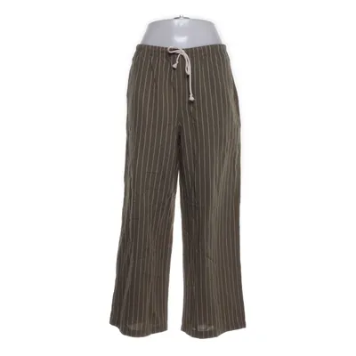 Palazzobyxor (Grön, Vit) från Uniqlo Bomull, Linne, Polyester, Viskos