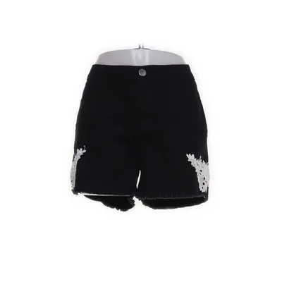 Denim shorts (Black, White) from Janina Cotton, Elastane, Polyester