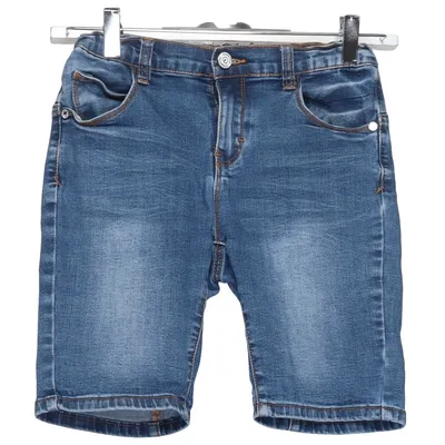 Short en jean (Bleu) de Denim Day Coton, Élasthane