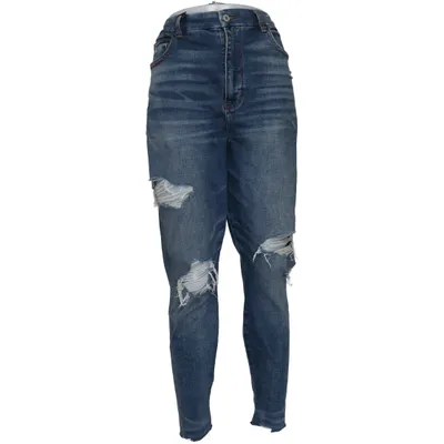 Jeans (Blå) från American Eagle Outfitters Bomull, Elastan