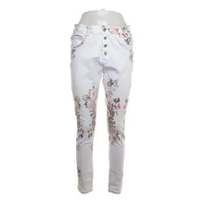 Jeans (White, Multicolored) from Jewelly Cotton, Elastane