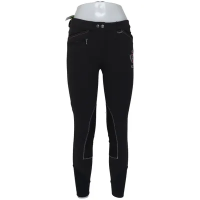 Pantalon d'équitation (Noir) de Decathlon Élasthane, Polyamide, Polyuréthane