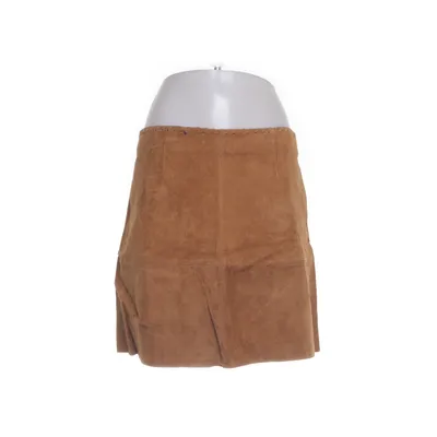 Leren rok (Bruin) van Zara Basic Leer