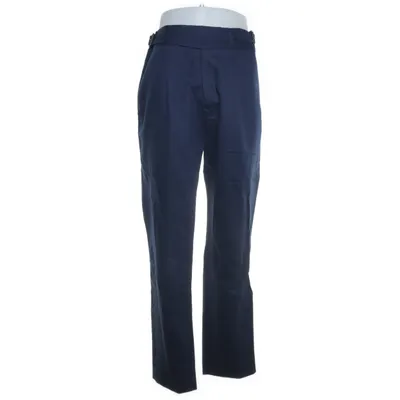 Kostuumbroek (Blauw) van Octobre Éditions Katoen, Linnen, Polyester